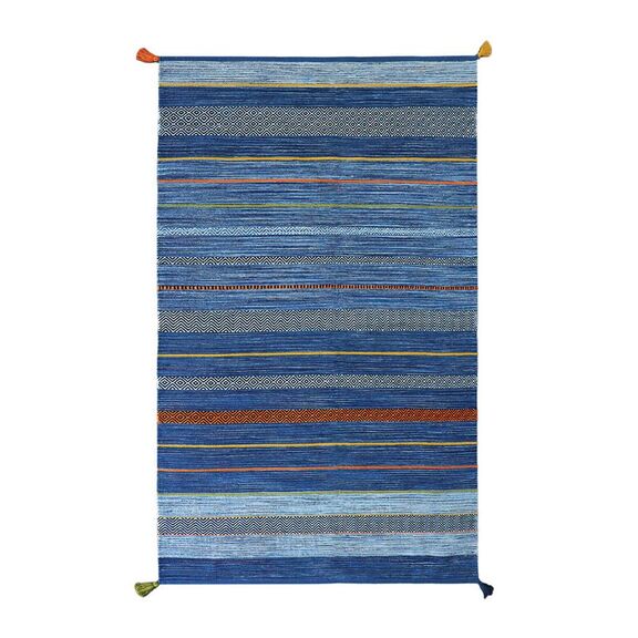 Χαλι Antique Kilim  Χειροποιητο 7070 Blue - 160x230   με το Mέτρο