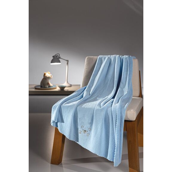 Κουβέρτα Κούνιας Baby Bear Ciel 100x140 guy Laroche  100% Fine Microfiber