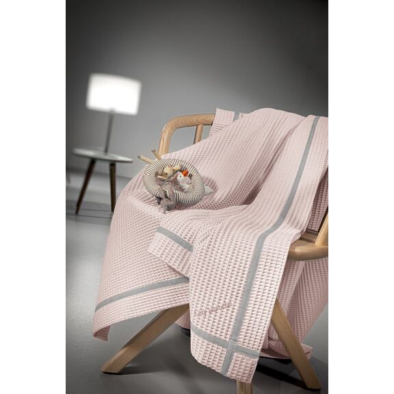 Βρεφική Κουβέρτα Πικέ Mood Pinky 110x140 guy Laroche  100% Cotton