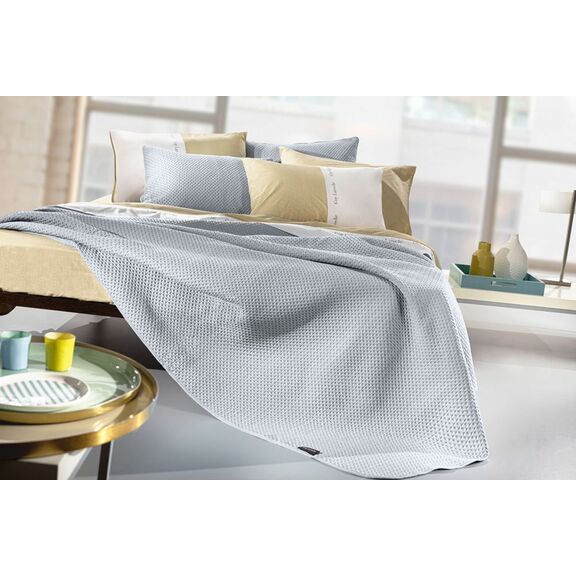 Σετ 2τμχ Κουβερλί Riva Silver 220x240 guy Laroche  100% Fine Microfiber