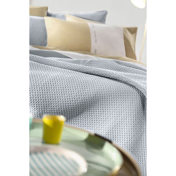 Σετ 2τμχ Κουβερλί Riva Silver 220x240 guy Laroche  100% Fine Microfiber