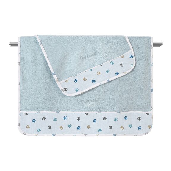 Σετ 2τμχ Βρεφικές Πετσέτες paw sky guy Laroche  100% Cotton