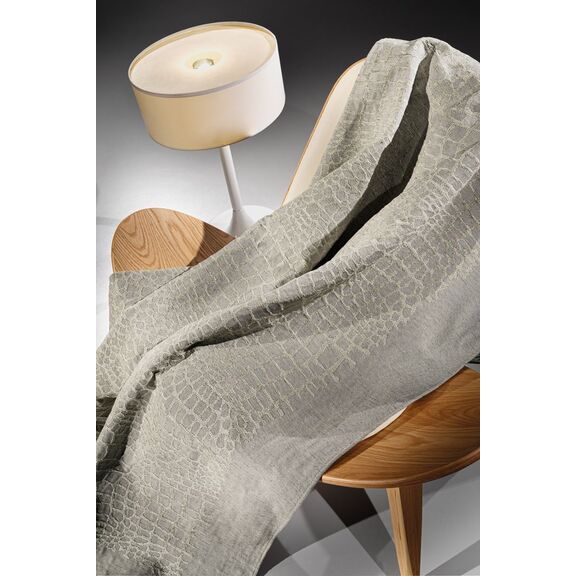 Ριχτάρι Πολυθρόνας Amria Natural 180x150 guy Laroche Natural 37% Cotton-21%polyester-42% Acrylic