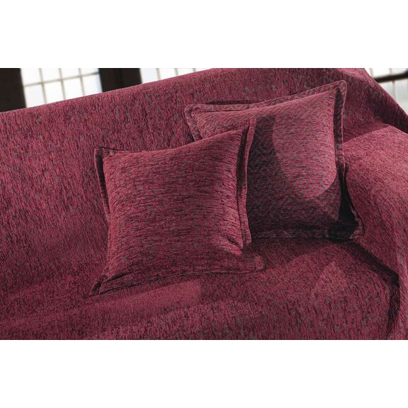 Ριχτάρι Καναπέ Matis Burgundy (Τετραθέσιος) 180x350 guy Laroche  37% Cotton-21%polyester-42% Acrylic