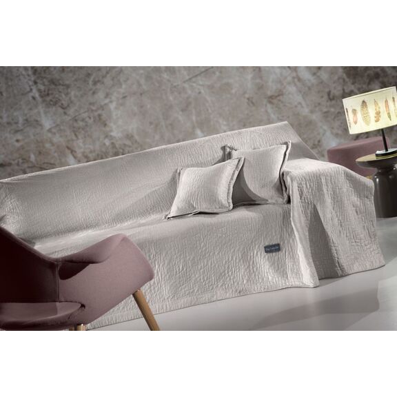 Σετ 2τμχ. Ριχτάρι Avon Elephant 170x300 με Διακοσμητικό Μαξιλαράκι 45x45 guy Laroche  100% Polyester
