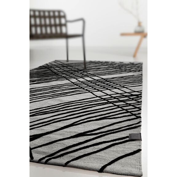 Καλοκαιρινό Χαλί 160x230 Tube Silver guy Laroche Silver 100% Βαμβάκι