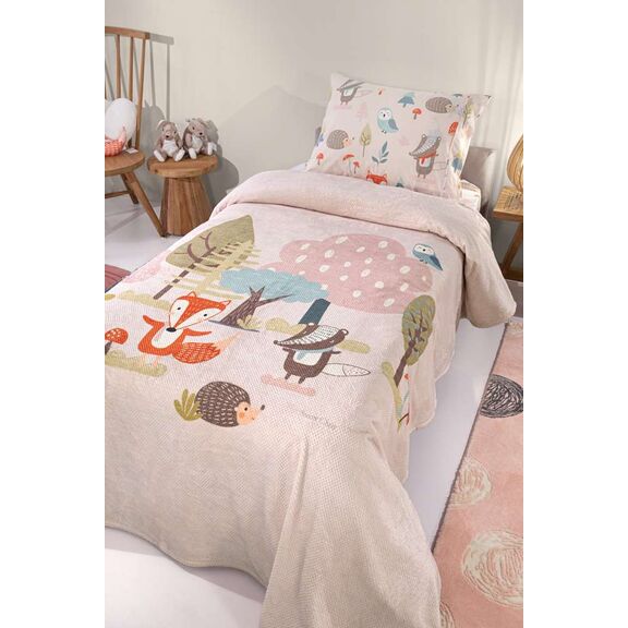 Κουβέρτα Ultrasoft Timber Pudra 160x220 Saint Clair Mixed 100% Polyester