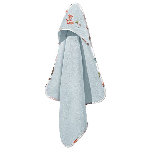 Βρεφικό Μπουρνούζι Κάπα Timber Mint 75x75 Saint Clair  100% Cotton