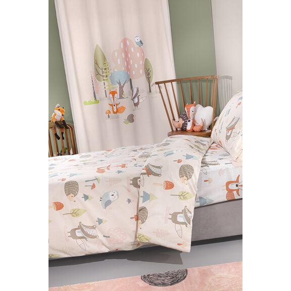 Κουρτίνα Soft - Touch Timber Pudra με Τρουκς 160x240 Saint Clair  100% Polyester