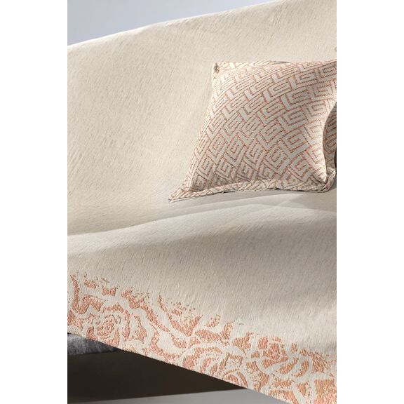 Διακοσμητική Μαξιλαροθήκη Balance Coral-Natural 45x45 guy Laroche  Χωρις Γεμιση