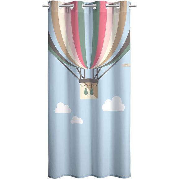 Παιδική & Βρεφική Κουρτίνα Soft-Touch Balloons με Τρουκς 160x240 Saint Clair sky 100% Πολυεστέρας