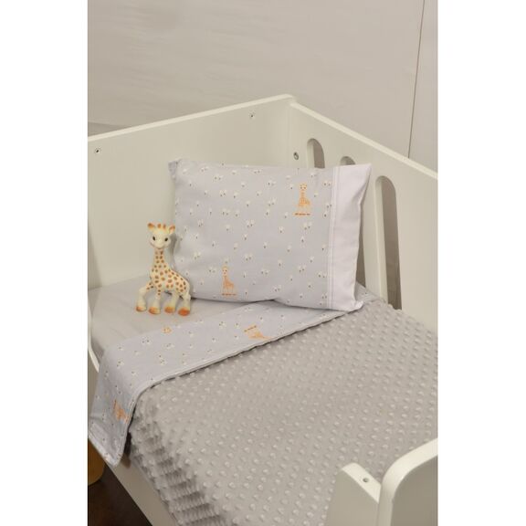 Κουβέρτα Λίκνου Διπλής Όψης Minky Sophie la Girafe σχ 505