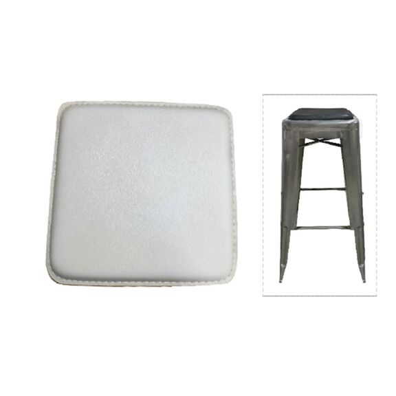 Relix Κάθισμα για Σκαμπό, pvc Άσπρο (Μαγνητικό)