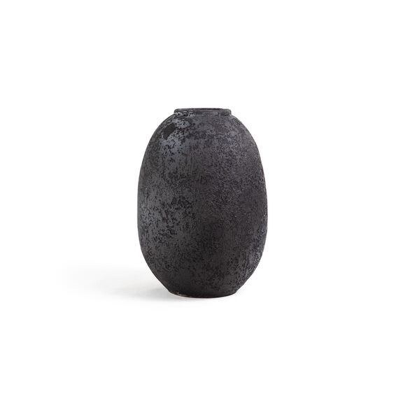 Κεραμικό Διακοσμητικό Βάζο Siso nic Black Spot Gray Large (27x27x40) Soulworks 0630058