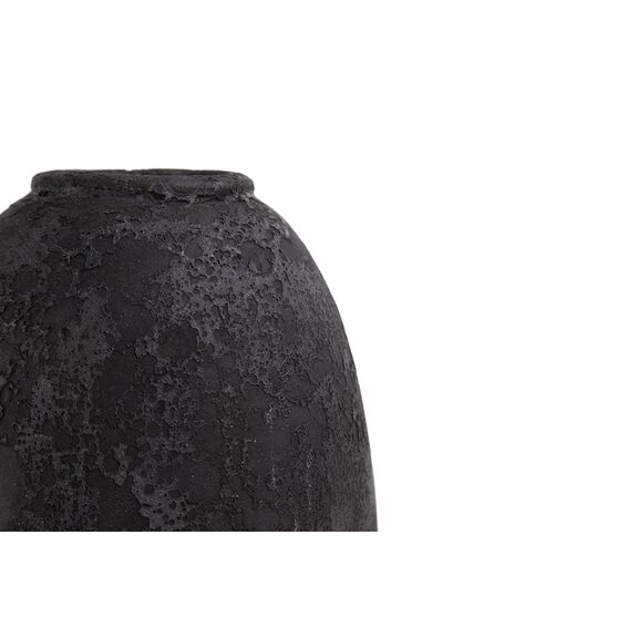 Κεραμικό Διακοσμητικό Βάζο Siso nic Black Spot Gray Medium (24x24x36) Soulworks 0630059