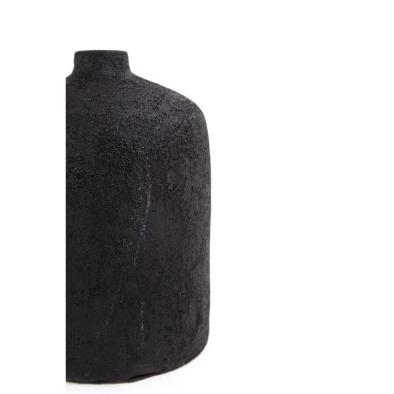 Κεραμικό Διακοσμητικό Βάζο Siso ban Black Spot Gray Medium (20x20x32) Soulworks 0630073
