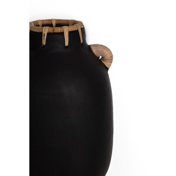 Διακοσμητικό Βάζο Usiris Black (21x35) Soulworks 0750014