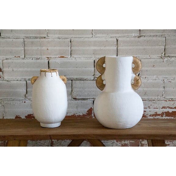 Διακοσμητικό Βάζο Usiris White (21x35) Soulworks 0750015