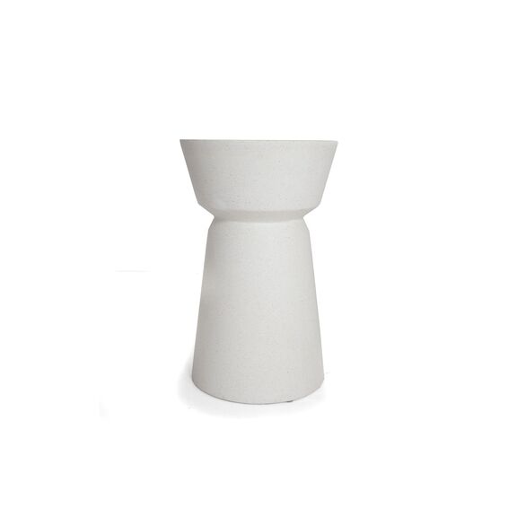 Βοηθητικό Τραπέζι Saronno Terazzo White (40x40x64) Soulworks 0800011