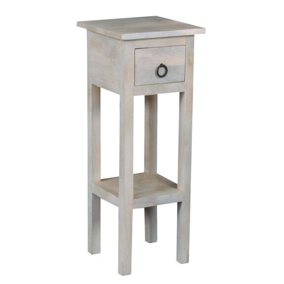Maison Classic Έπιπλο Stand - Ξύλο Mango Antique Άσπρο