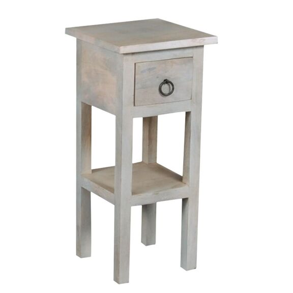 Maison Classic Έπιπλο Stand, Ξύλο Mango Antique Άσπρο
