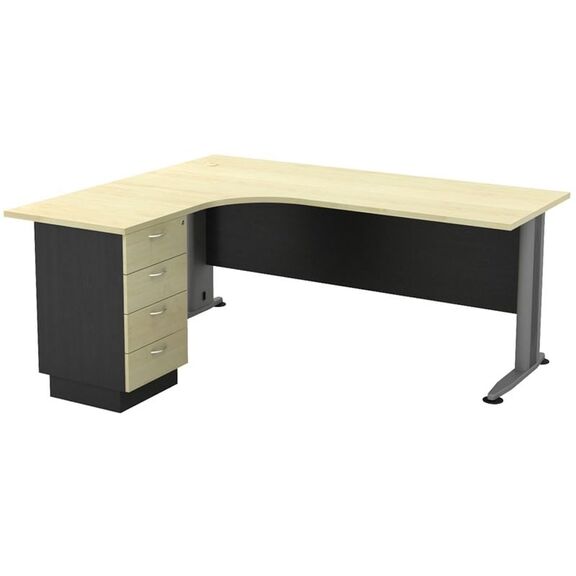 Superior Compact Αριστερή Γωνία - Απόχρωση Dark Grey - Beech