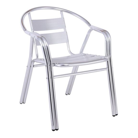 Silver-ii Πολυθρόνα Dining Αλουμινίου