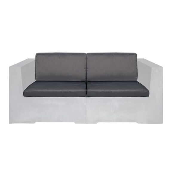 Concrete set Μαξιλάρια Καναπέ Γκρι Ύφασμα Water Repellent 4 Tεμάχια