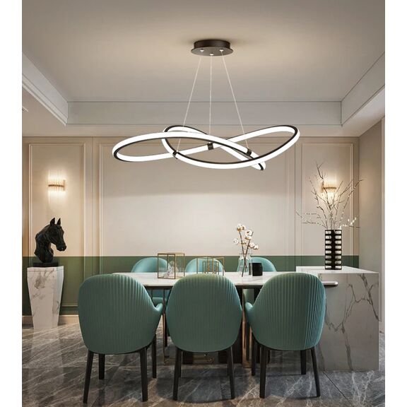 Se led 60 Anita Pendant Black 96w 3cct 2 Years Warranty