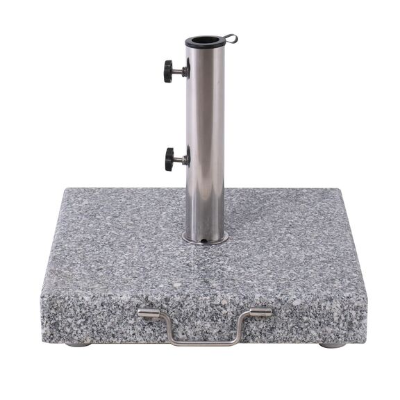 Βαση Ομπρέλας Τετράγωνη Γρανίτης/inox #304 (40kg)