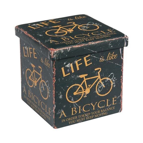 Orion Σκαμπό Αποθηκευτικό - Βοηθητικό, pu Deco Bike