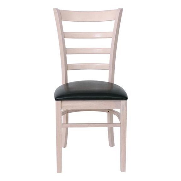 Naturale Καρέκλα White Wash, pu Μαύρο