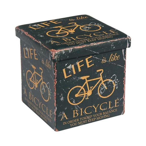 Orion Σκαμπό Αποθηκευτικό - Βοηθητικό, pu Deco Bike