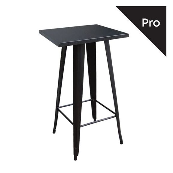 Relix Τραπέζι bar-Pro, Μέταλλο Βαφή Μαύρο