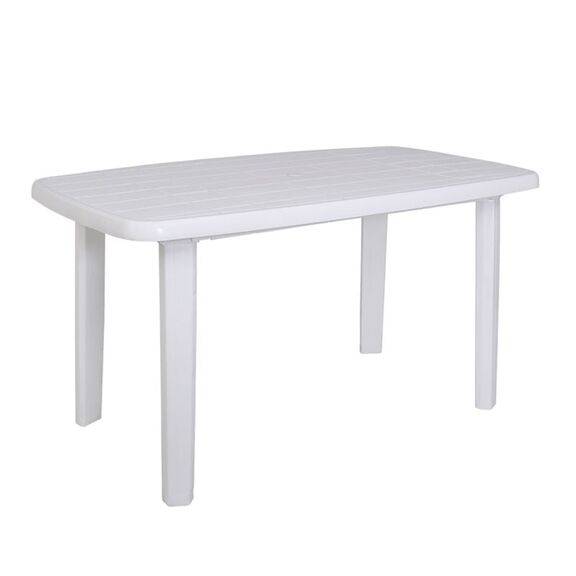 Sorrento Τραπέζι Oval Dining Κήπου - Βεράντας, pp Απόχρωση Άσπρο