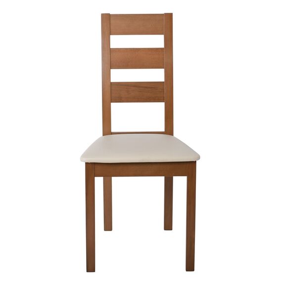 Miller Καρέκλα Οξιά Aroma Beech, pvc Εκρού
