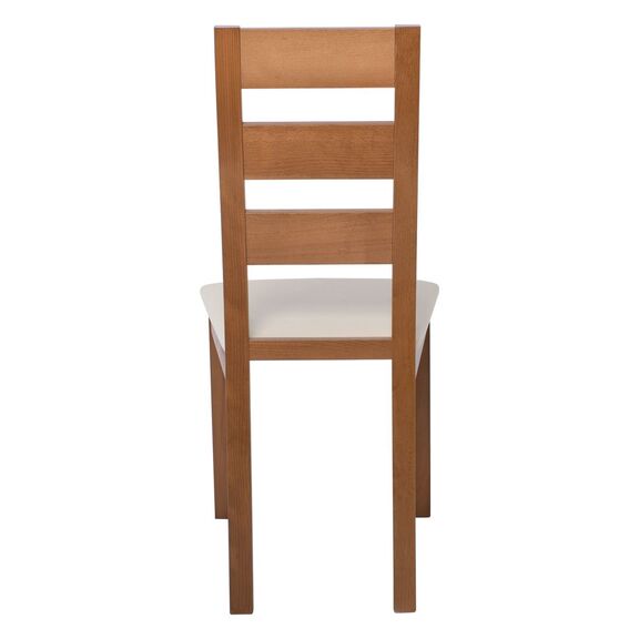 Miller Καρέκλα Οξιά Aroma Beech, pvc Εκρού