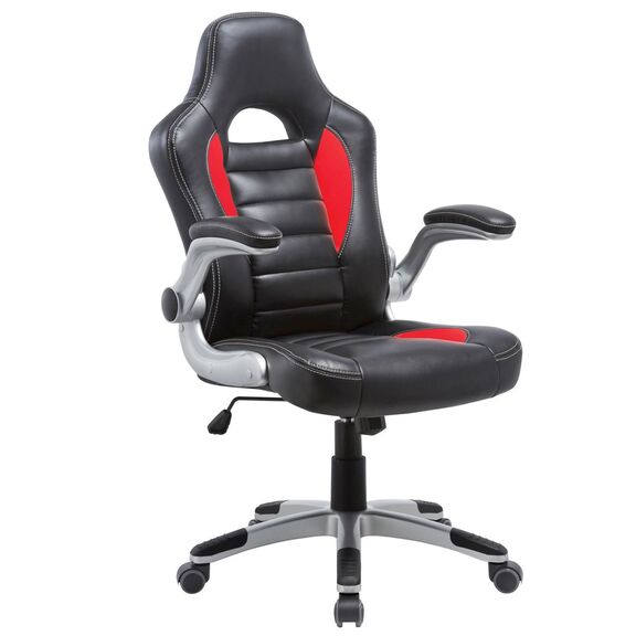 Bf7950-a Gaming Πολυθρόνα pu Μαύρο - Κόκκινο