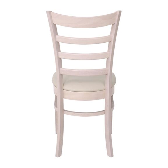 Naturale Καρέκλα White Wash, pu Εκρού