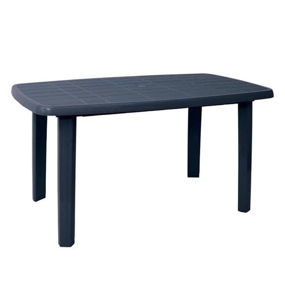 Sorrento Τραπέζι Oval Dining Κήπου - Βεράντας, pp Απόχρωση Ανθρακί