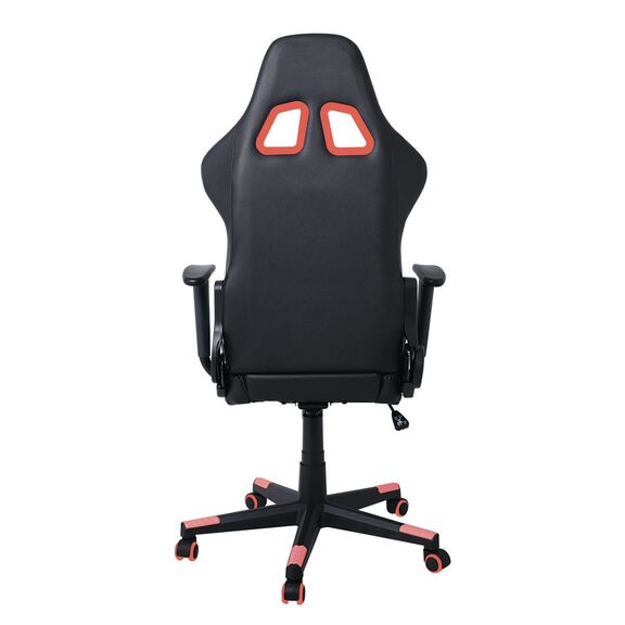 Bf9150 Gaming Πολυθρόνα Γραφείου, Ανάκλιση Πλάτης έως 90°, pu Μαύρο - Κόκκινο