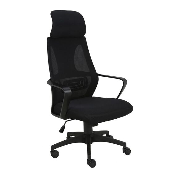 Bf2950 Πολυθρόνα Γραφείου Διευθυντή, Mesh Μαύρο