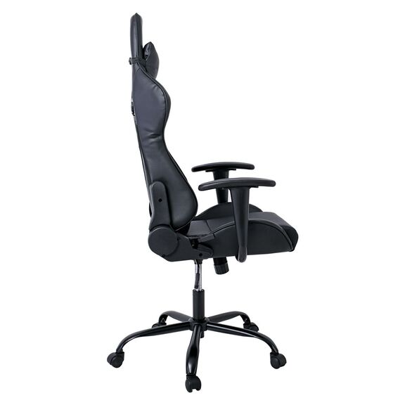 Bf8350 Gaming Πολυθρόνα Γραφείου, Ανάκλιση Πλάτης έως 90°, pu Μαύρο