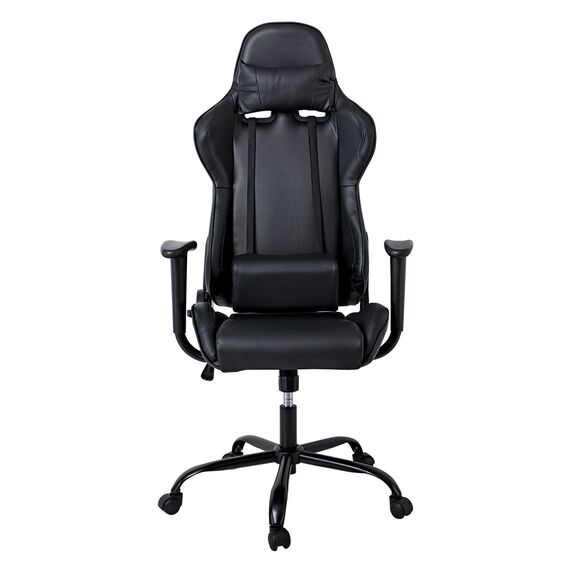 Bf8350 Gaming Πολυθρόνα Γραφείου, Ανάκλιση Πλάτης έως 90°, pu Μαύρο