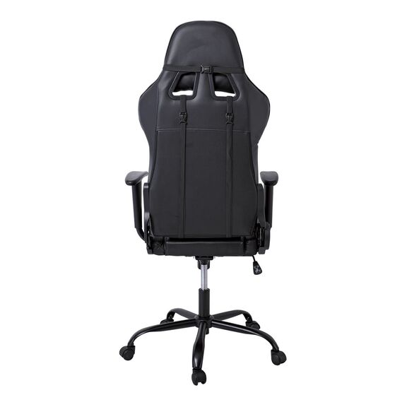 Bf8350 Gaming Πολυθρόνα Γραφείου, Ανάκλιση Πλάτης έως 90°, pu Μαύρο