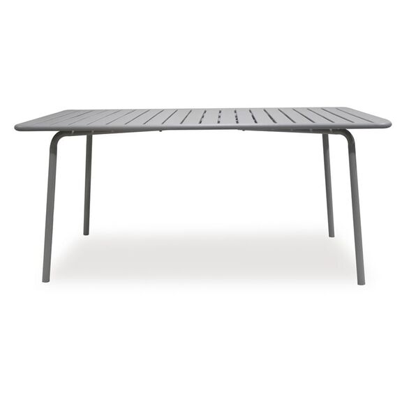 Brio Slat Τραπέζι-pro Κήπου - Βεράντας, Μέταλλο Βαφή Cool Grey 4c