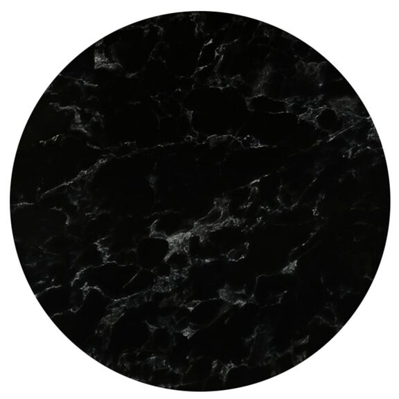 Hpl (High Pressure Laminated) Επιφάνεια Τραπεζιού Απόχρωση Black Marble