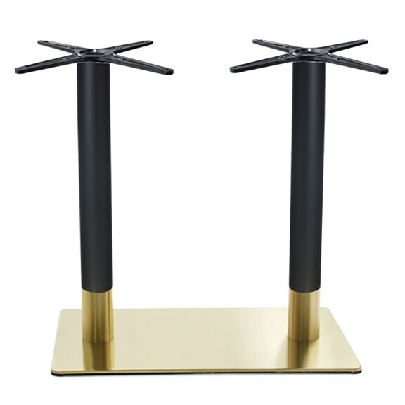 Riva Βάση Τραπεζιού Μακρόστενη Gold Inox #201 - Black / 21,20 kg
