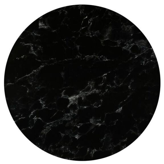 Hpl (High Pressure Laminated) Επιφάνεια Τραπεζιού Απόχρωση Black Marble