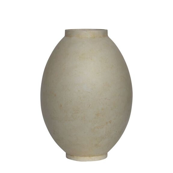Vase-2 Βάζο Cement, Απόχρωση Beige Φ40x55cm
